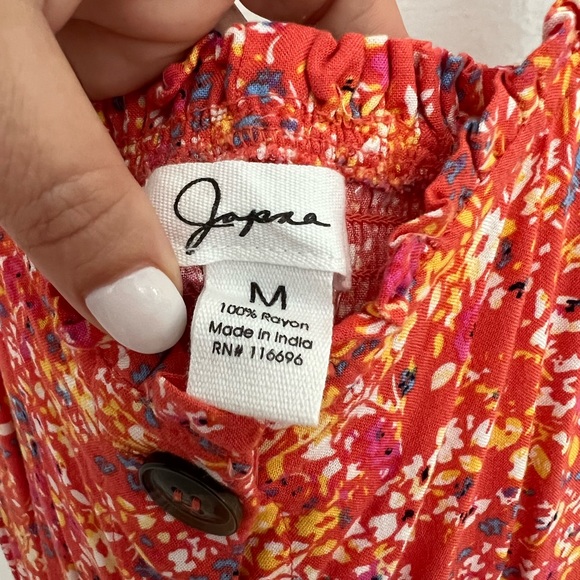 Colorful smocked midi - Picture 5 of 6